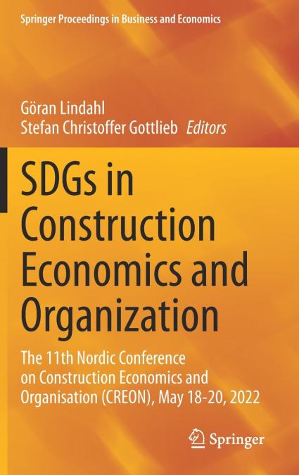 SDGs in Construction Economics and Organization