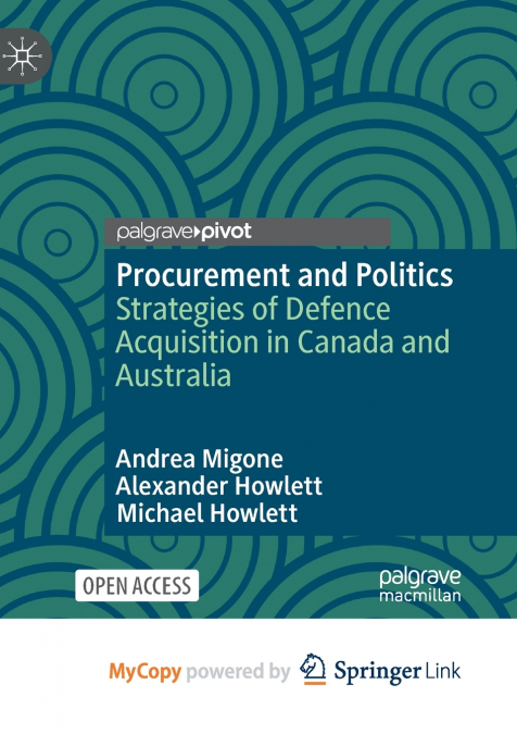 Procurement and Politics