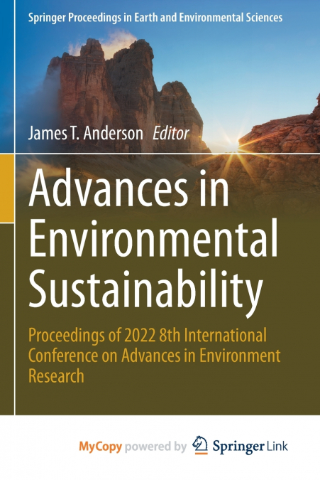 Advances in Environmental Sustainability