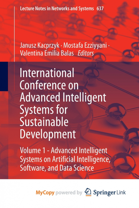 International Conference on Advanced Intelligent Systems for Sustainable Development