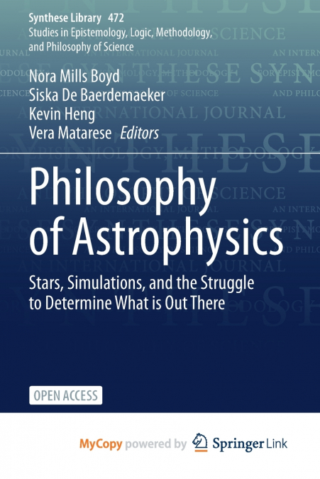 Philosophy of Astrophysics