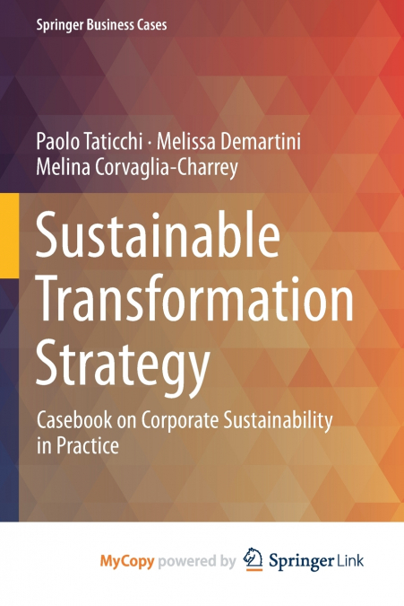 Sustainable Transformation Strategy