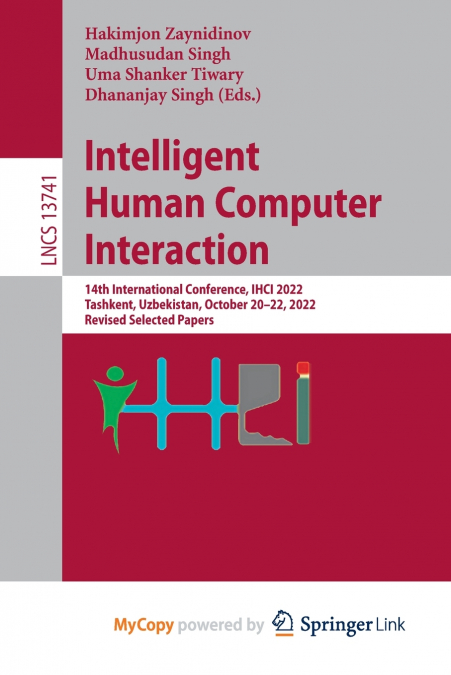 Intelligent Human Computer Interaction