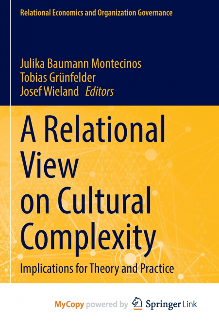 A Relational View on Cultural Complexity