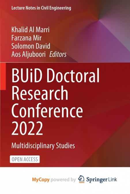 BUiD Doctoral Research Conference 2022