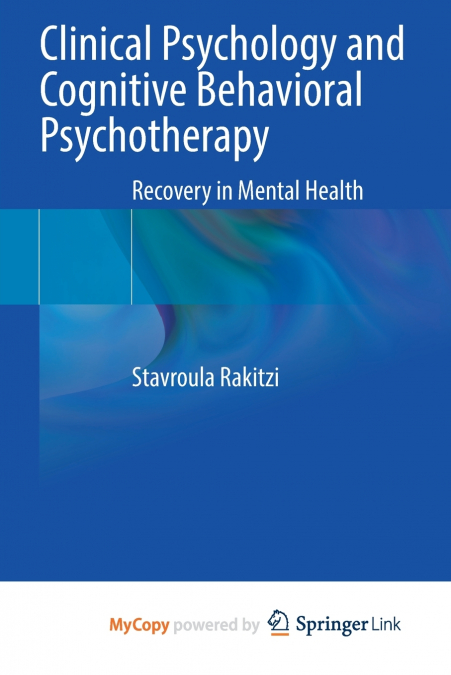 Clinical Psychology and Cognitive Behavioral Psychotherapy