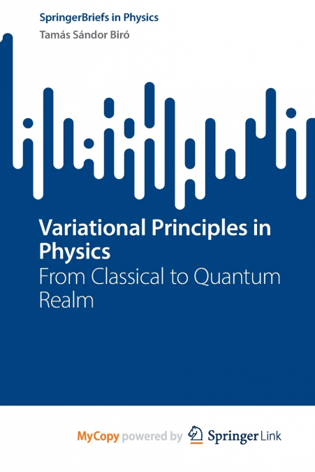 Variational Principles in Physics