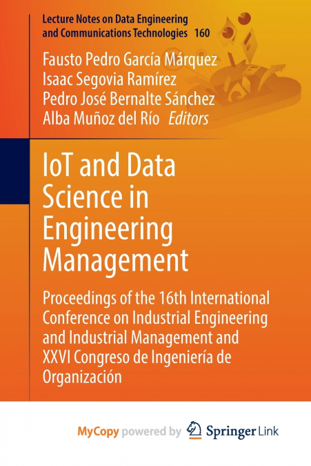 IoT and Data Science in Engineering Management