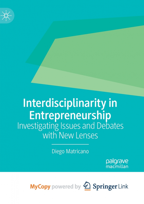 Interdisciplinarity in Entrepreneurship