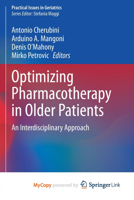 Optimizing Pharmacotherapy in Older Patients