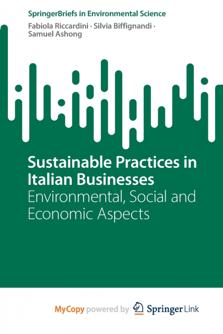 Sustainable Practices in Italian Businesses