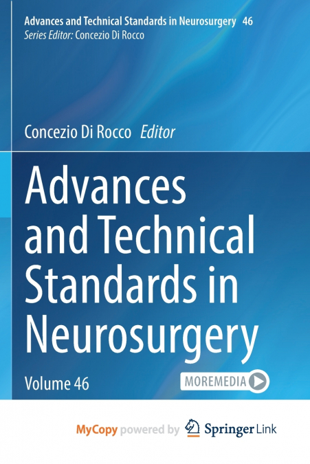 Advances and Technical Standards in Neurosurgery