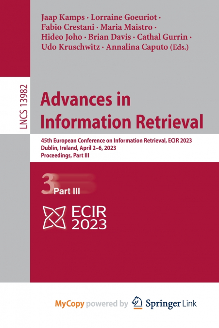 Advances in Information Retrieval