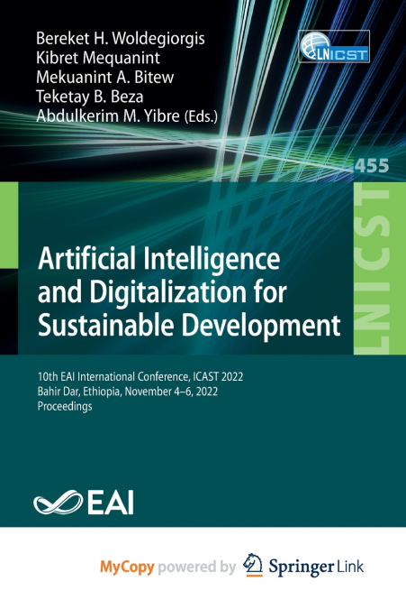 Artificial Intelligence and Digitalization for Sustainable Development