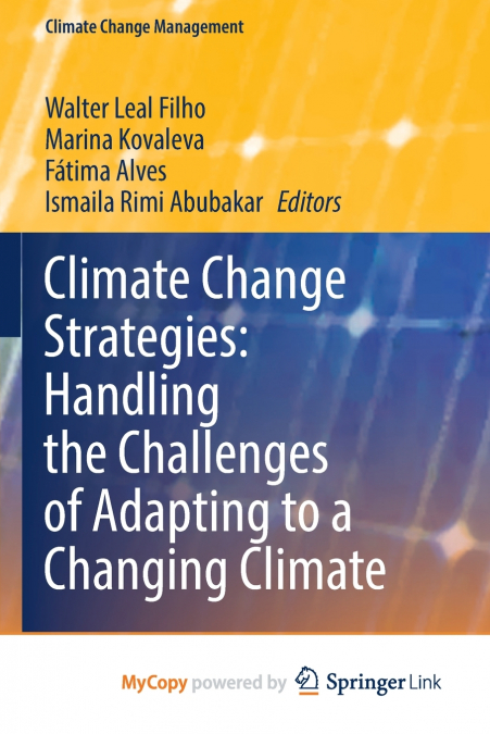 Climate Change Strategies