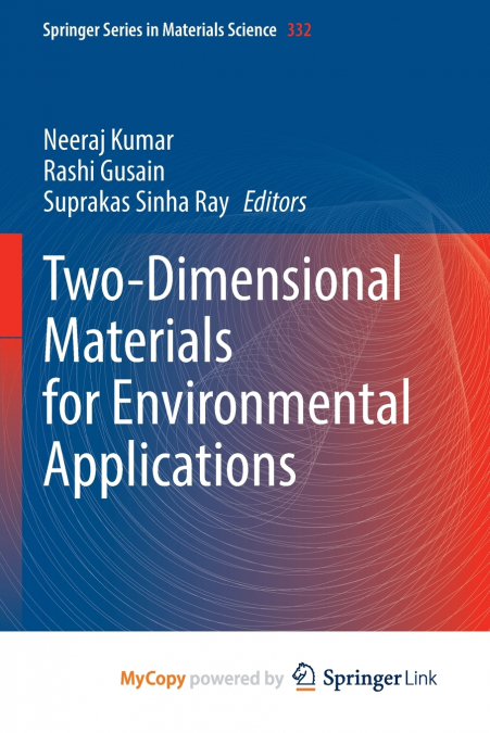 Two-Dimensional Materials for Environmental Applications