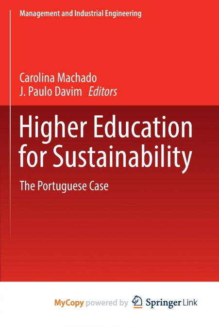 Higher Education for Sustainability