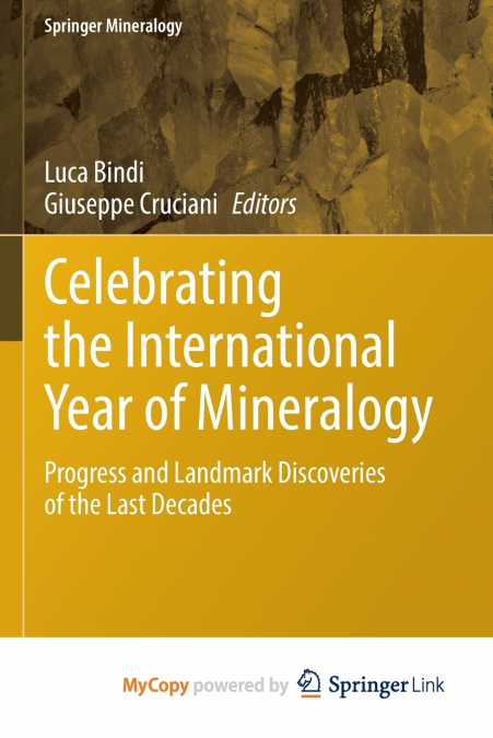 Celebrating the International Year of Mineralogy