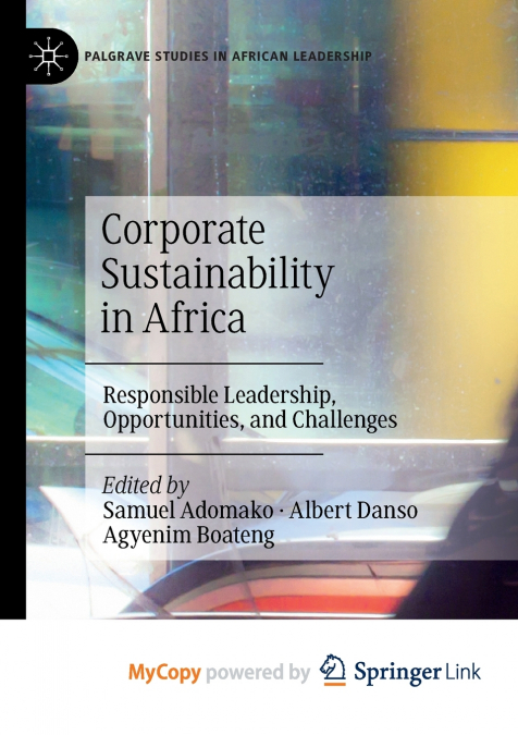 Corporate Sustainability in Africa