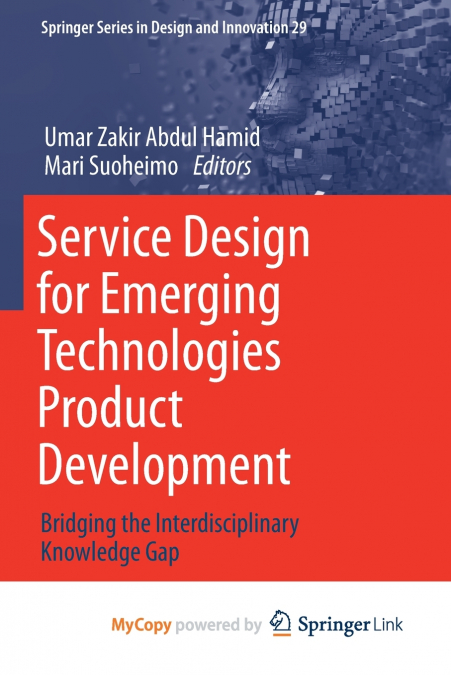 Service Design for Emerging Technologies Product Development