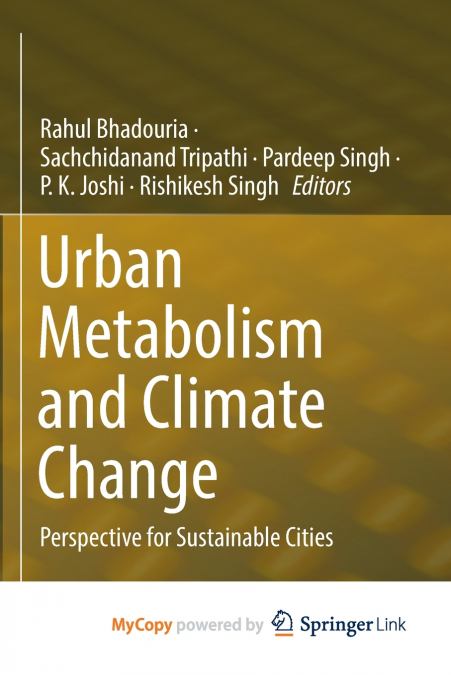 Urban Metabolism and Climate Change