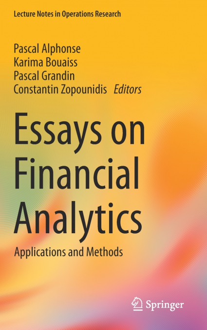Essays on Financial Analytics
