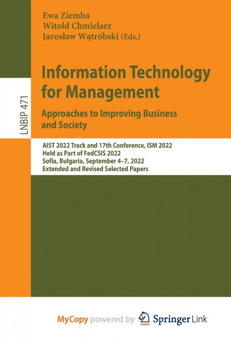 Information Technology for Management