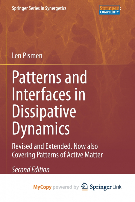 Patterns and Interfaces in Dissipative Dynamics