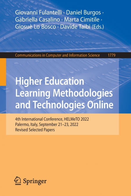 Higher Education Learning Methodologies and Technologies Online