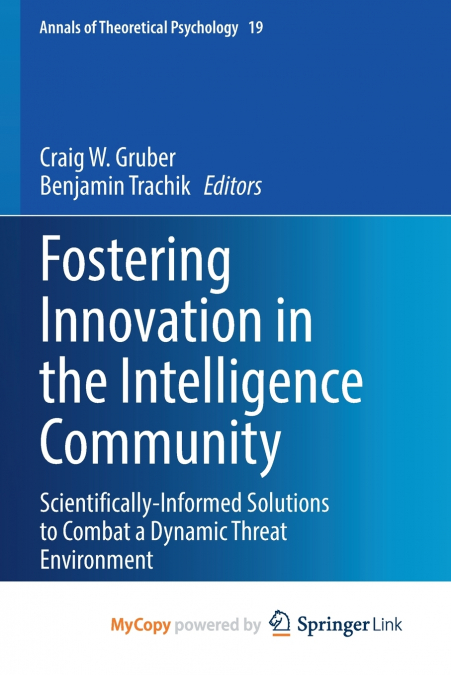 Fostering Innovation in the Intelligence Community