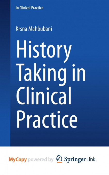 History Taking in Clinical Practice