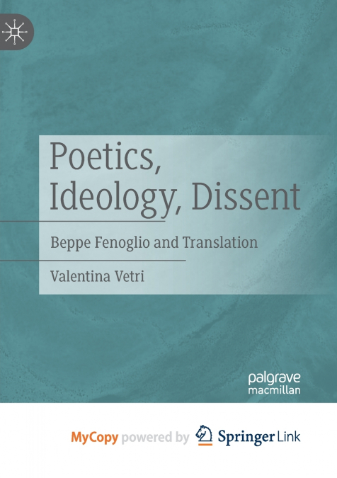 Poetics, Ideology, Dissent