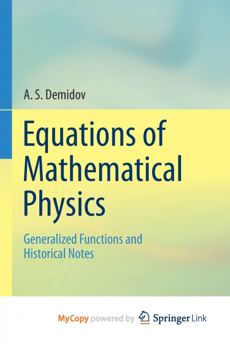 Equations of Mathematical Physics