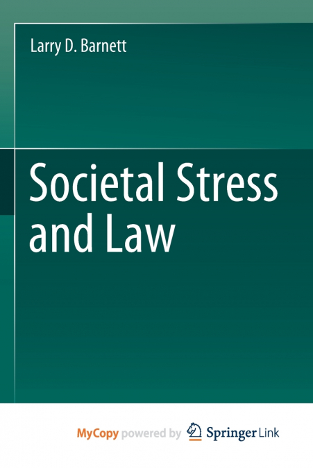 Societal Stress and Law