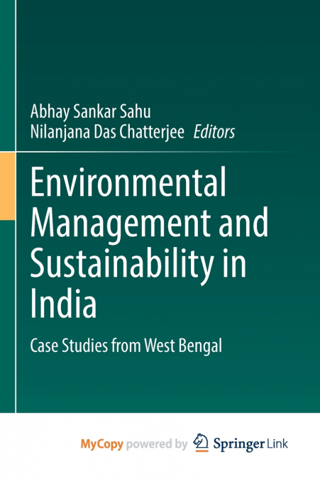 Environmental Management and Sustainability in India