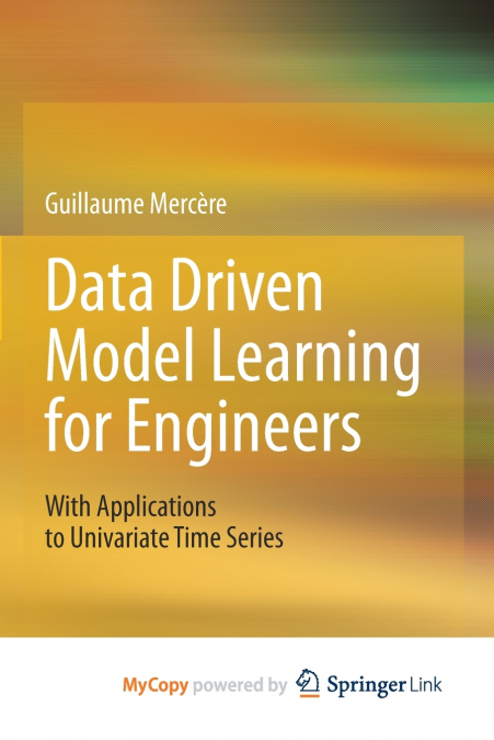 Data Driven Model Learning for Engineers