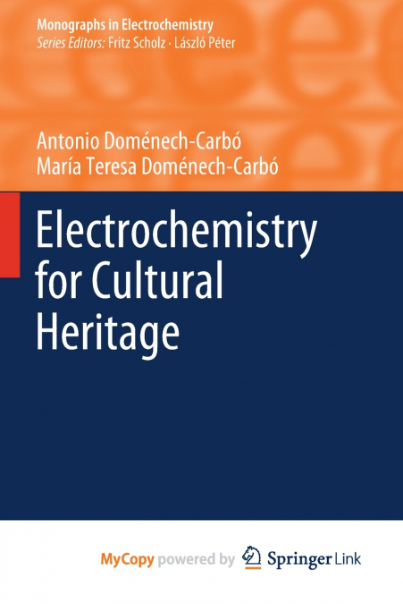 Electrochemistry for Cultural Heritage