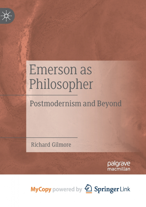 Emerson as Philosopher