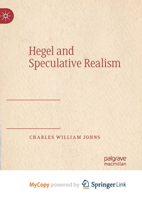 Hegel and Speculative Realism