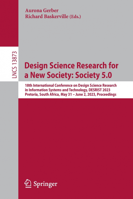 Design Science Research for a New Society