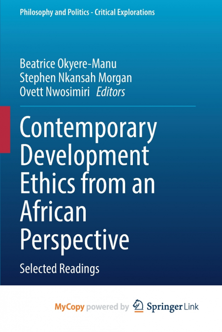 Contemporary Development Ethics from an African Perspective