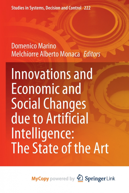 Innovations and Economic and Social Changes due to Artificial Intelligence