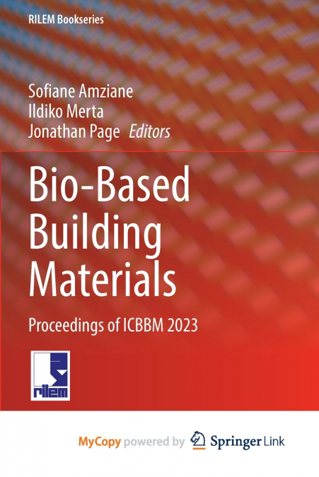 Bio-Based Building Materials