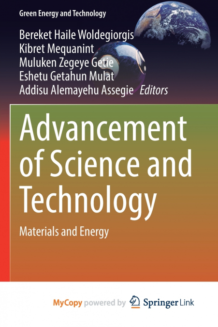 Advancement of Science and Technology