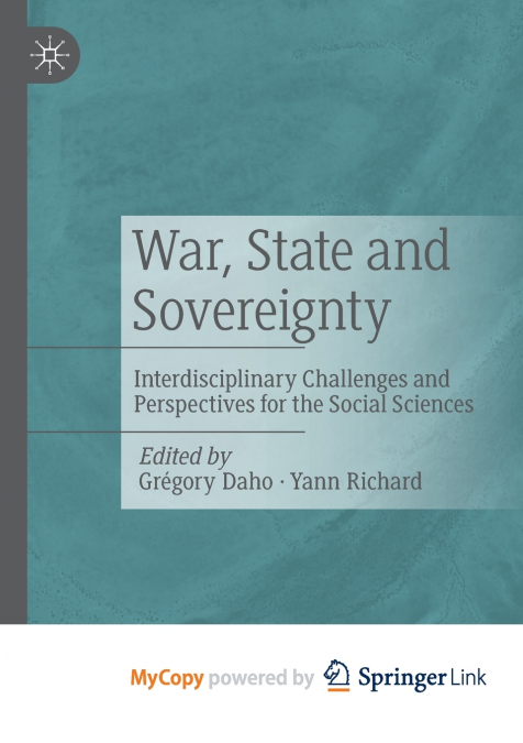 War, State and Sovereignty