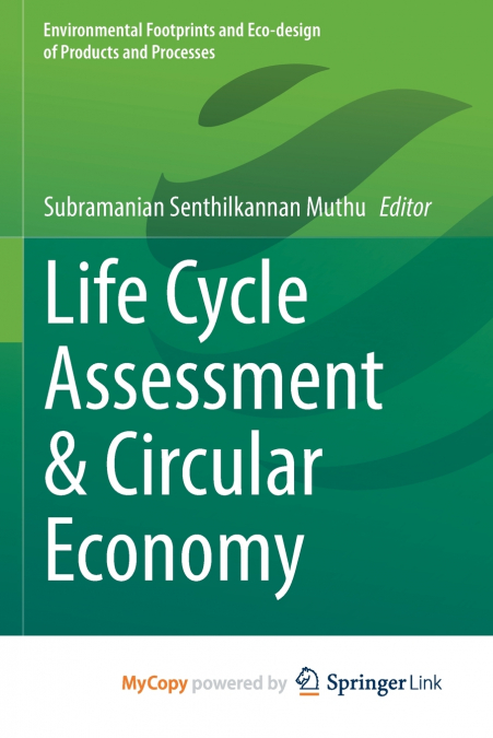 Life Cycle Assessment & Circular Economy