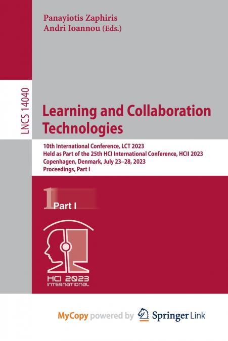Learning and Collaboration Technologies