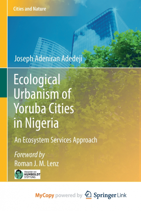 Ecological Urbanism of Yoruba Cities in Nigeria