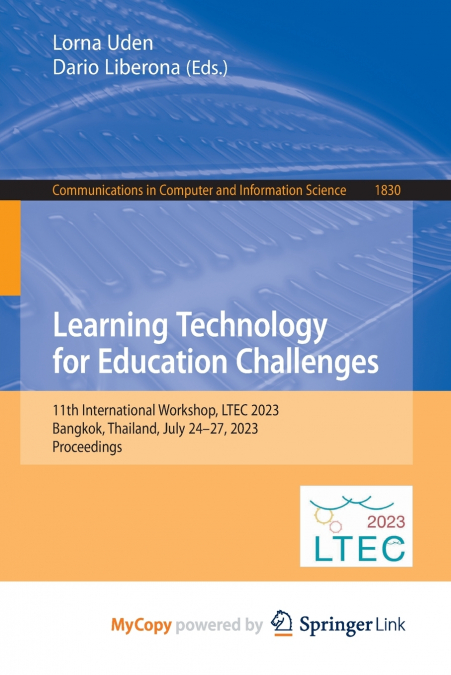 Learning Technology for Education Challenges