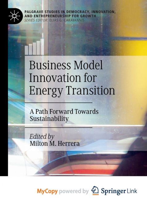 Business Model Innovation for Energy Transition